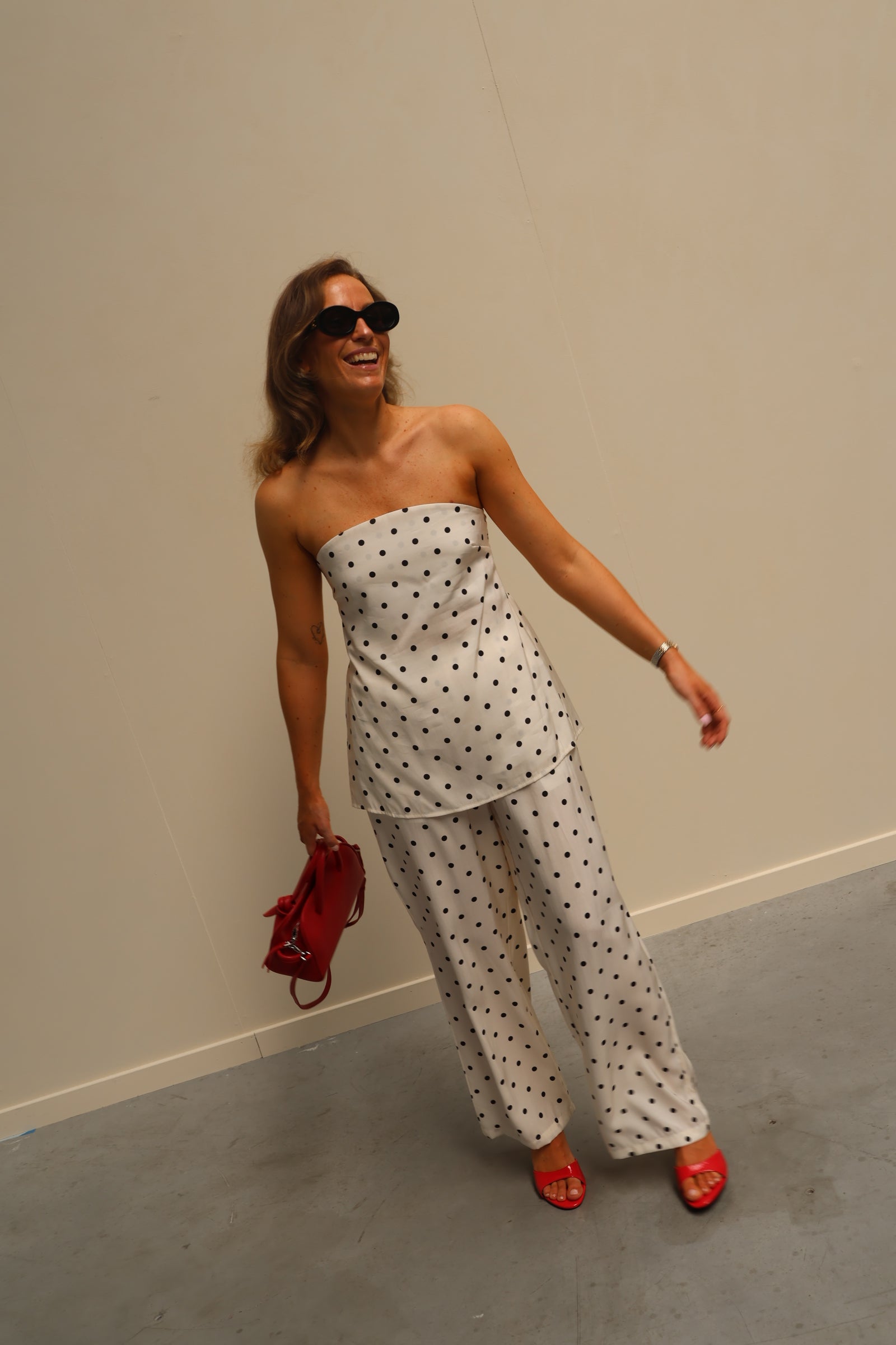 Oda polkadot broek