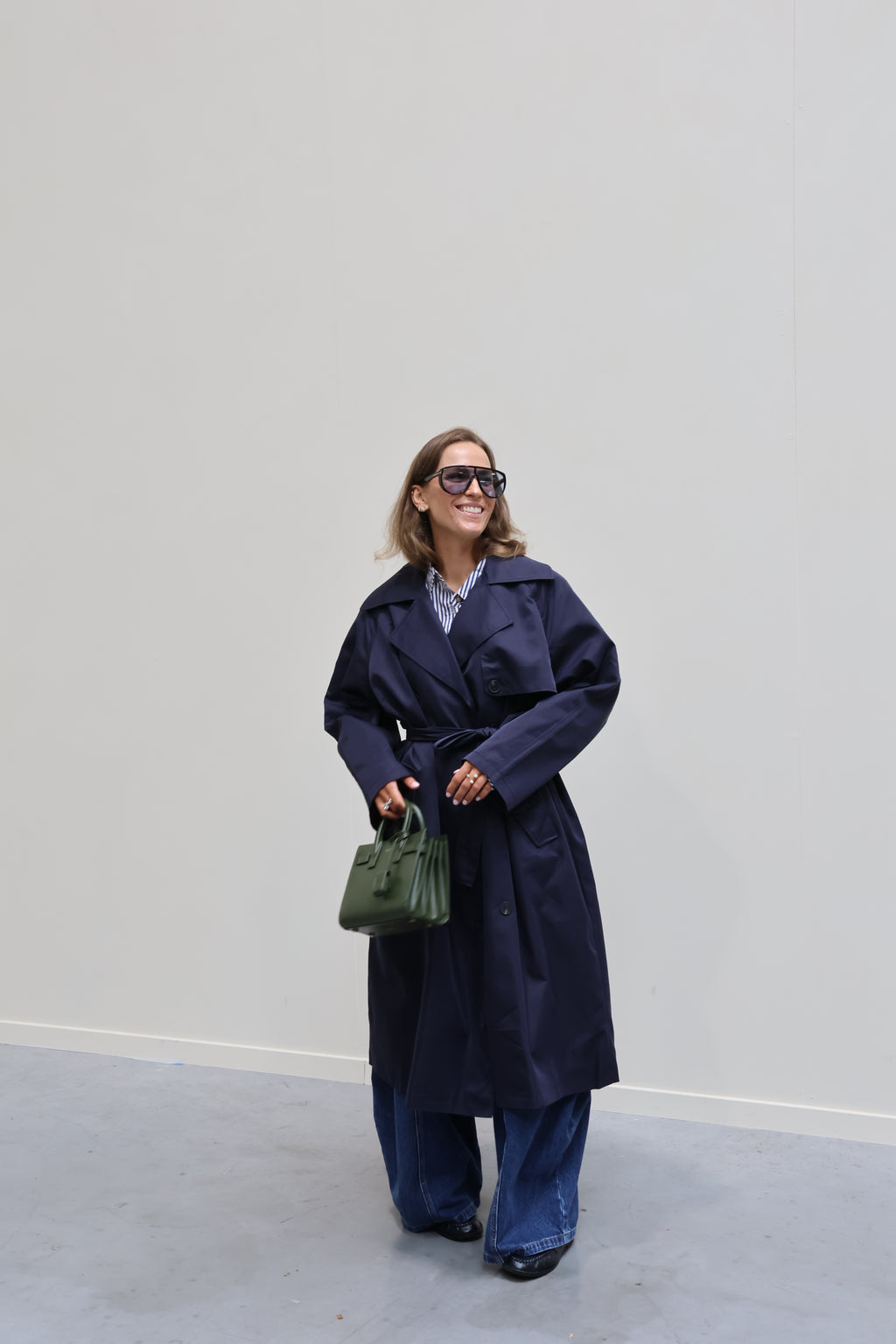Faye trenchcoat marine