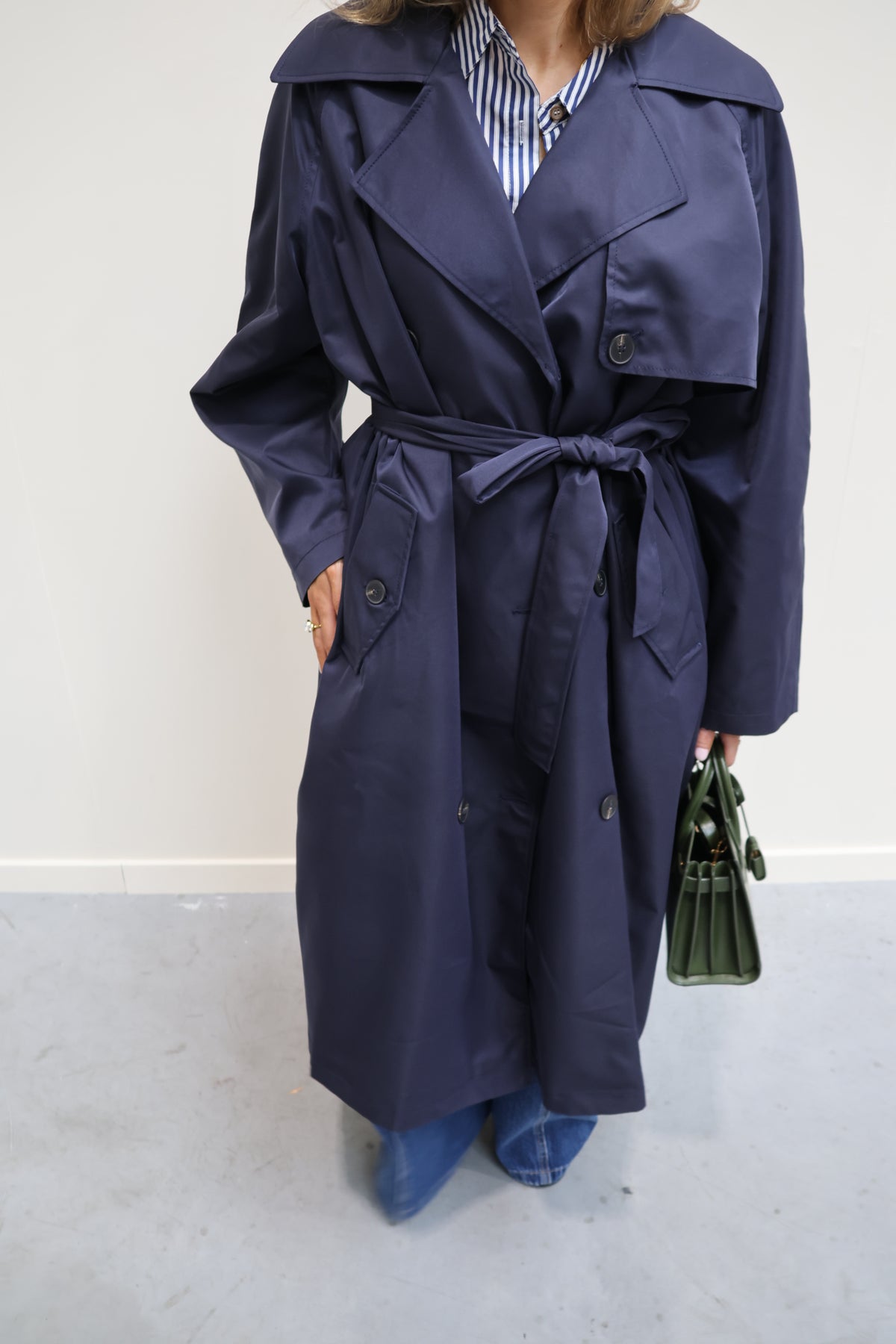 Faye trenchcoat marine