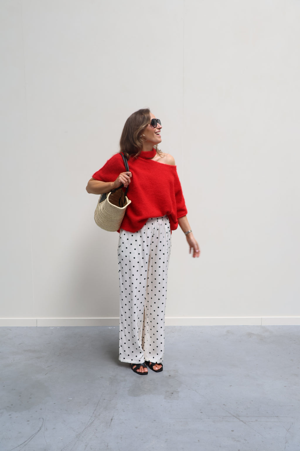 Oda polkadot broek