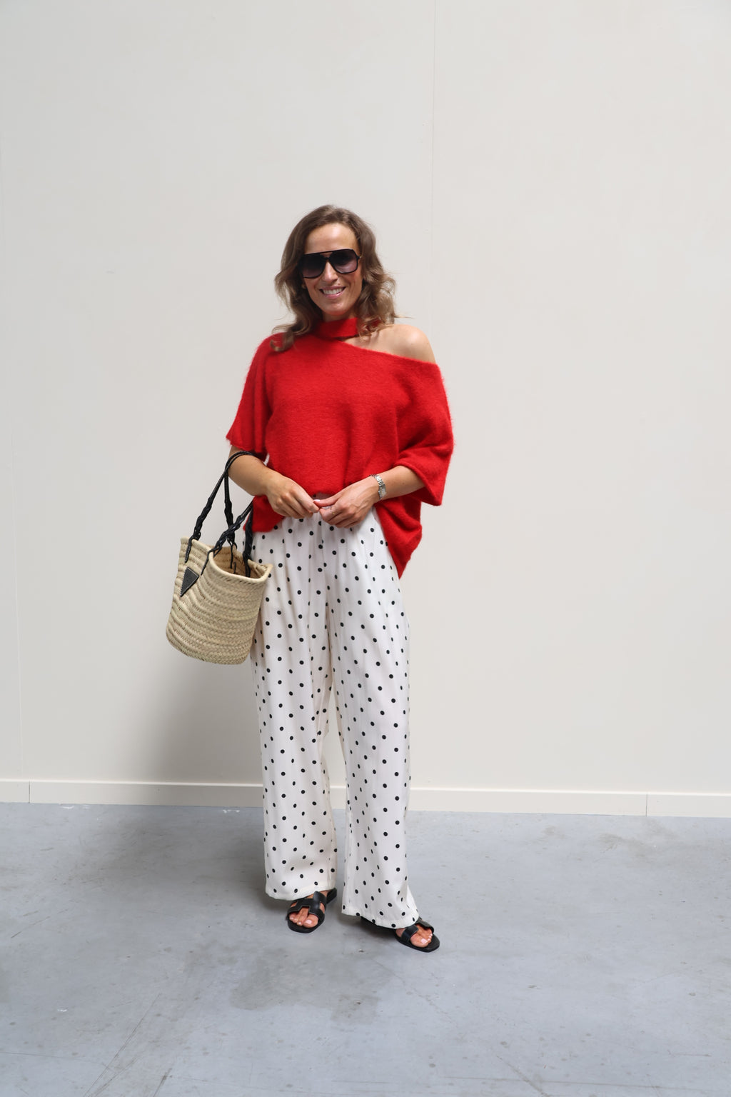 Oda polkadot broek
