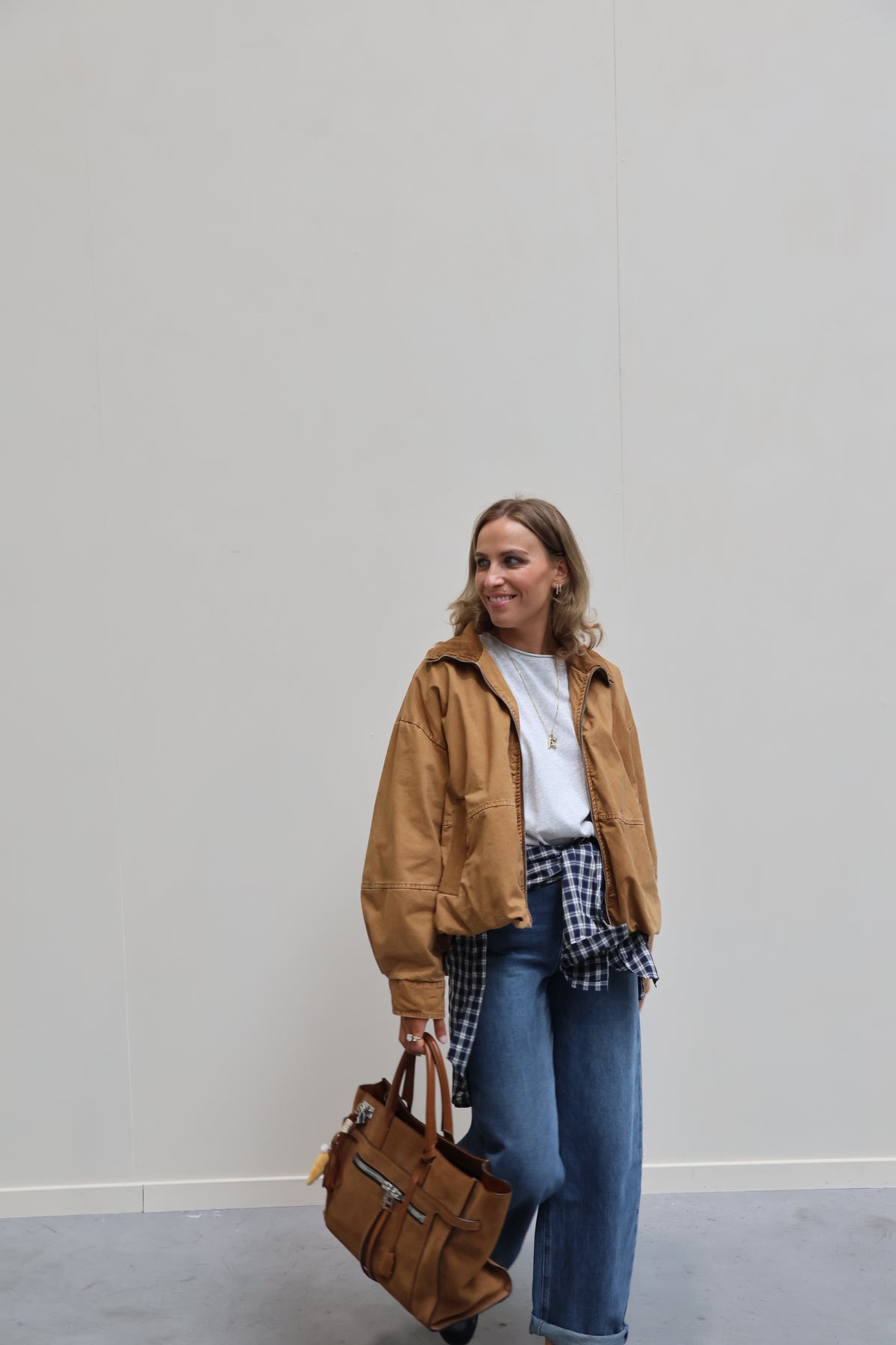 Gulia oversized longsleeve grijs