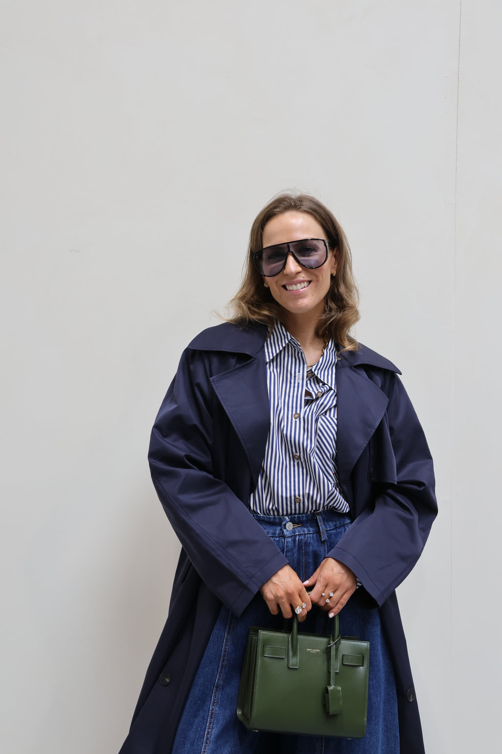 Faye trenchcoat marine