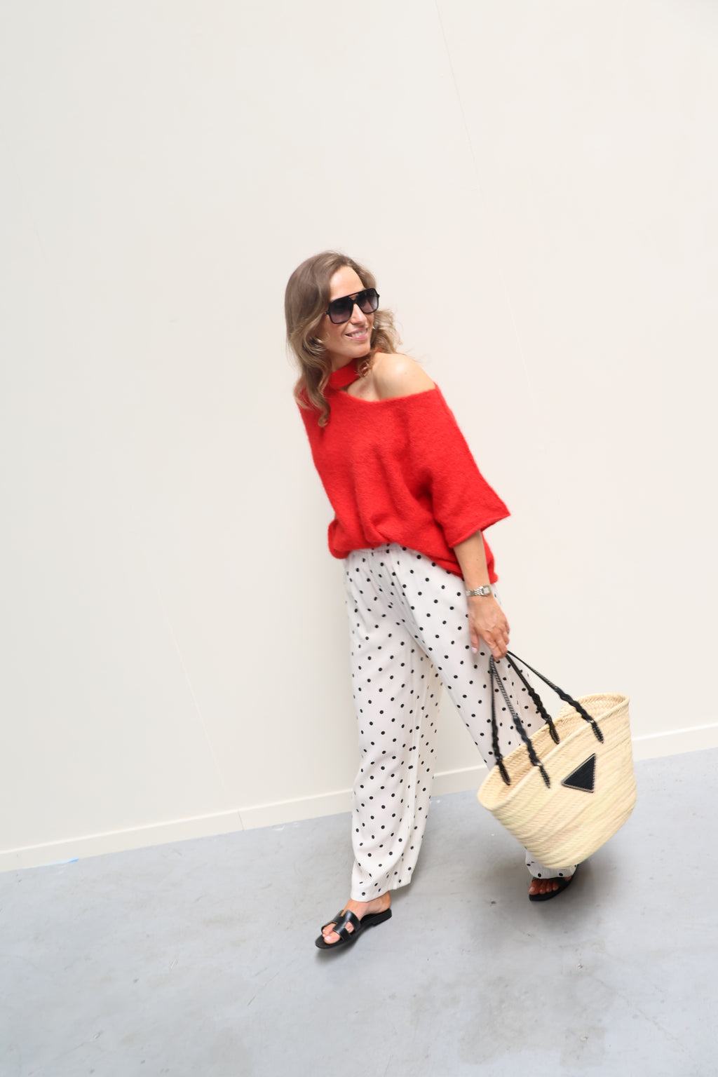 Oda polkadot broek