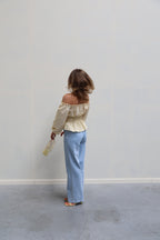Rafaella offshoulder blouse geel