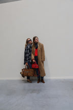 Gitte oversized geruit hemd marine