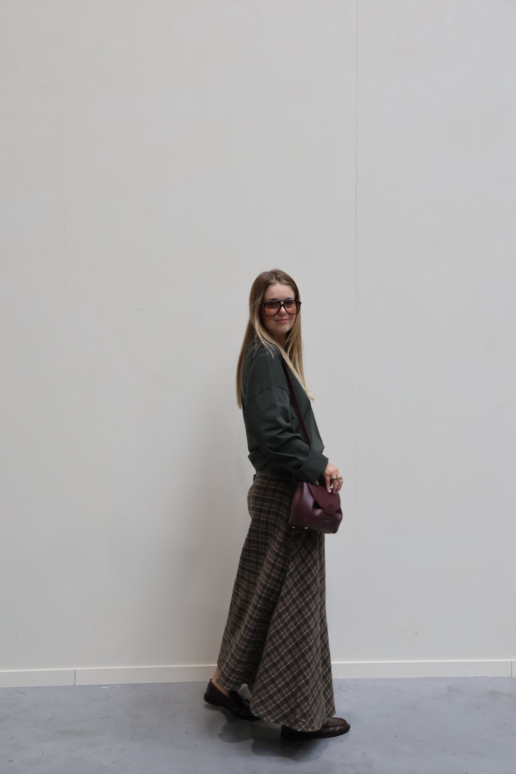 Felke geruite flanel rok