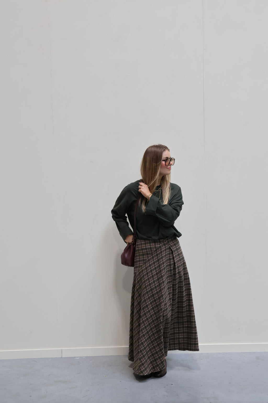 Felke geruite flanel rok