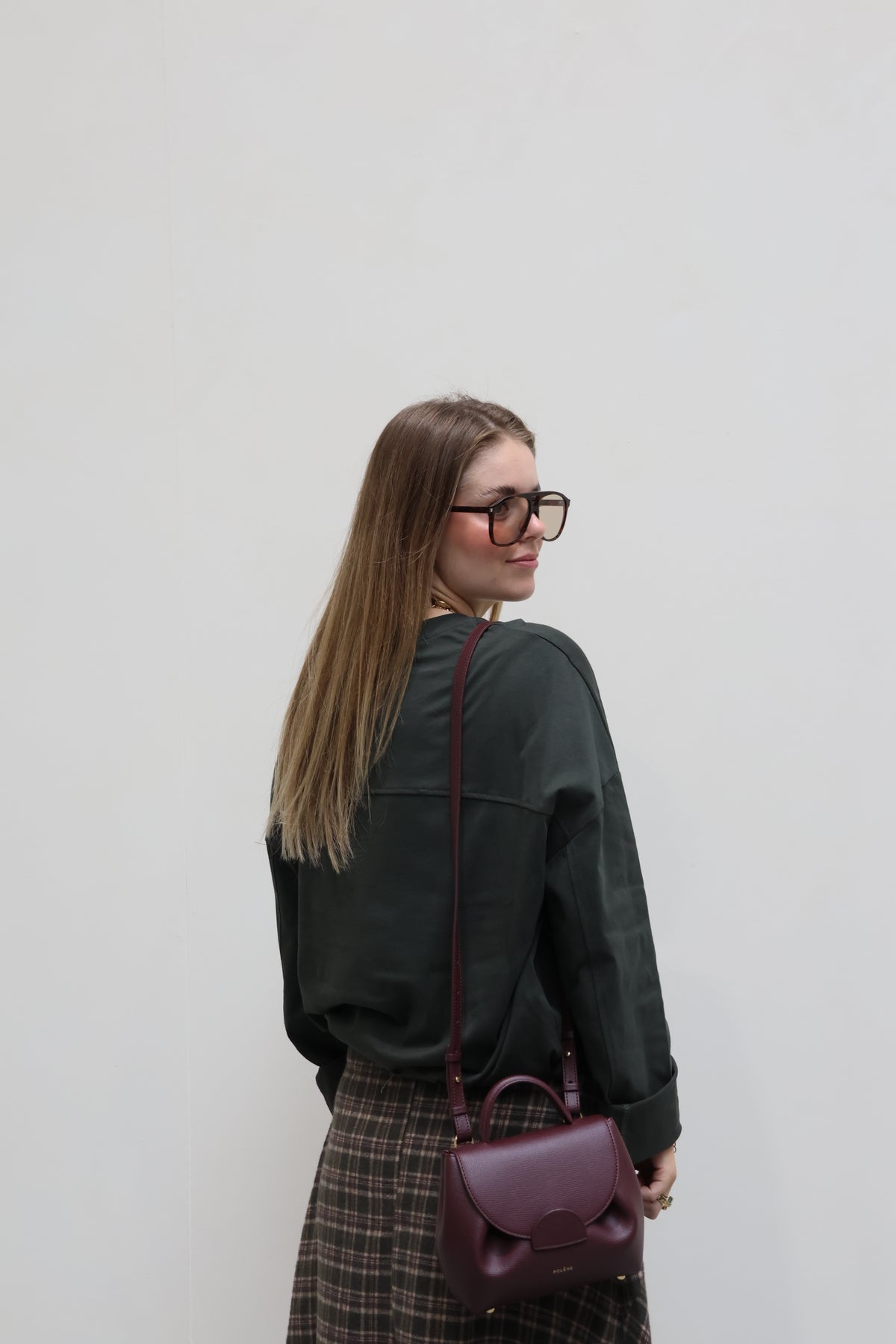 Annabel oversized longsleeve kaki
