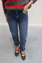 Lola ankle momfit jeans dark denim