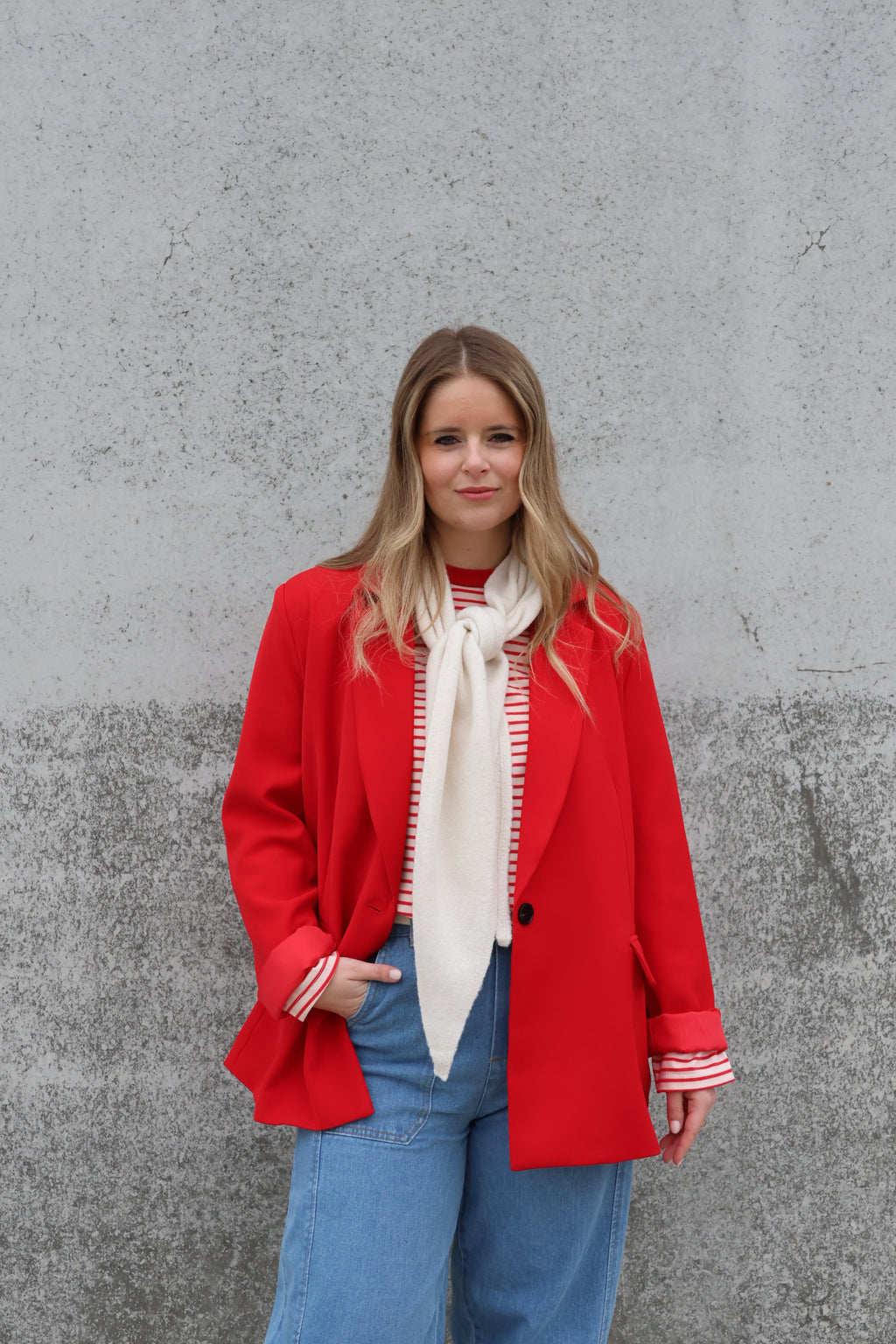 Annick blazer rood