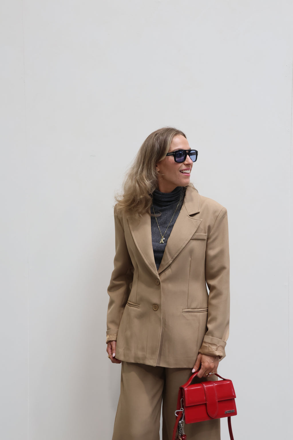 Iris blazer camel