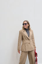 Iris blazer camel
