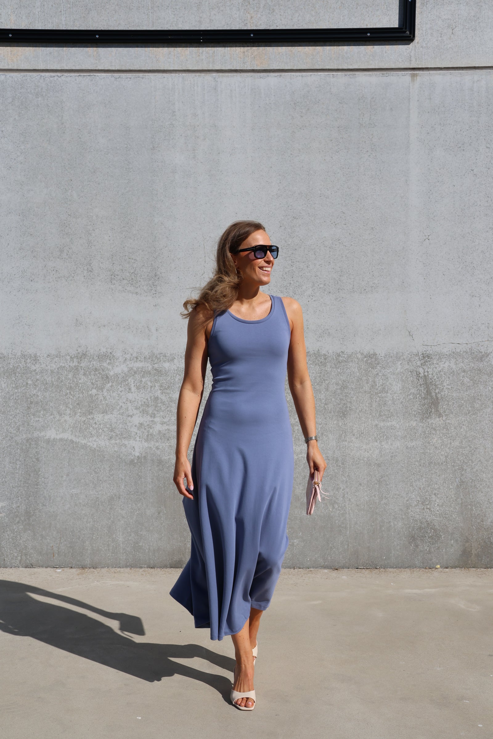Musthave maxi jurk blauw