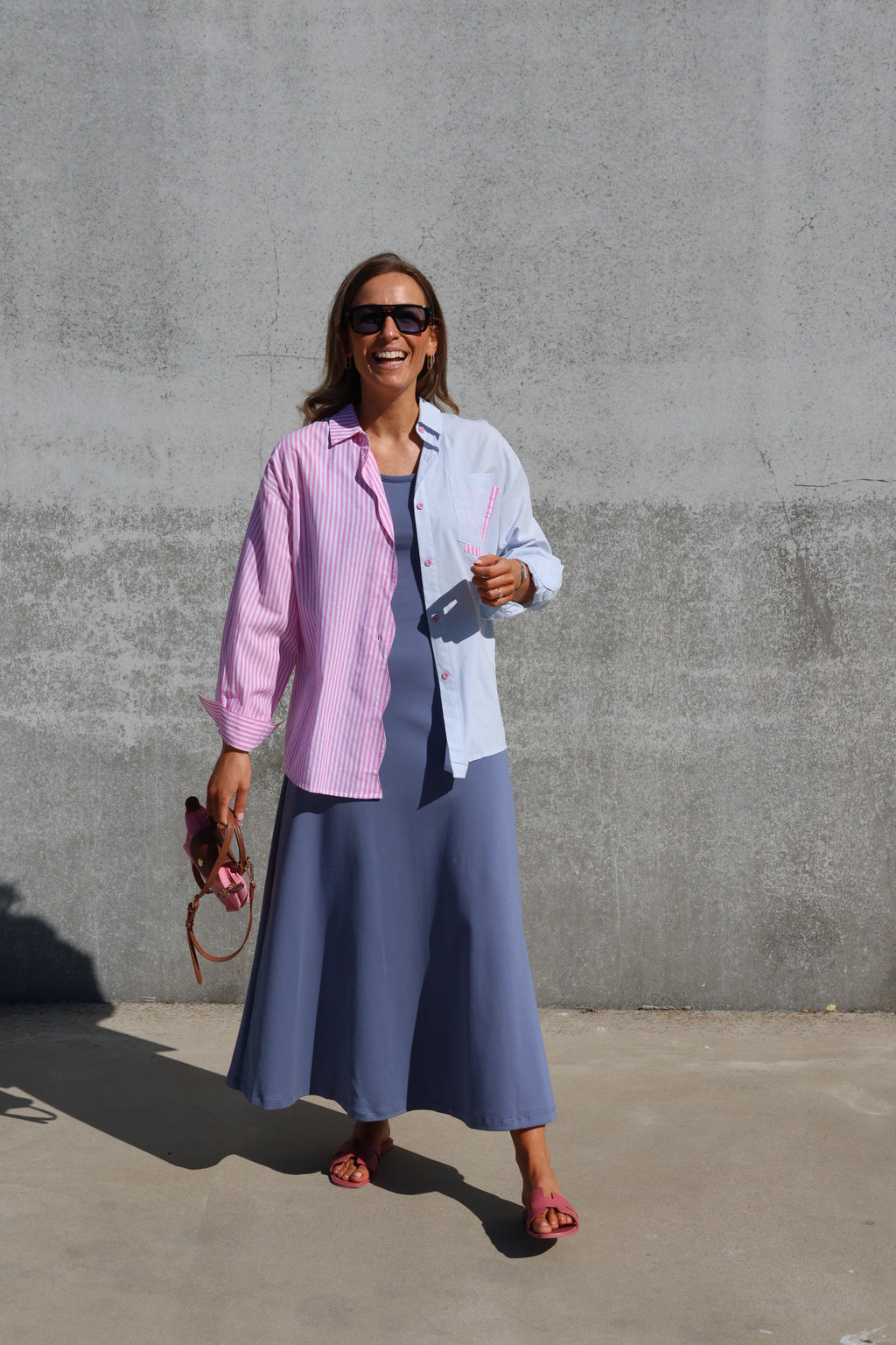 Musthave maxi jurk blauw