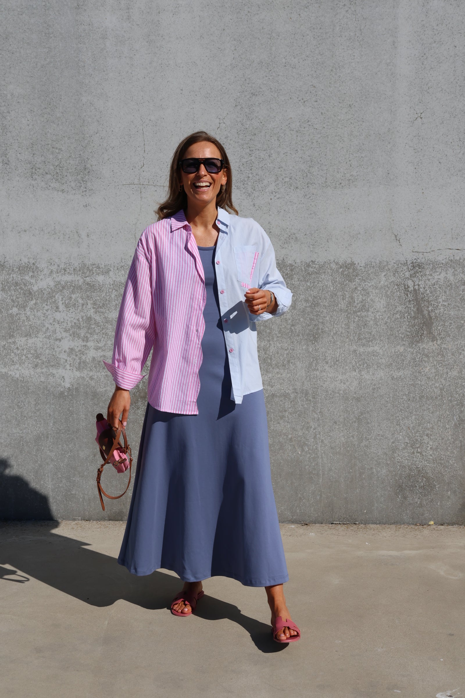 Musthave maxi jurk blauw