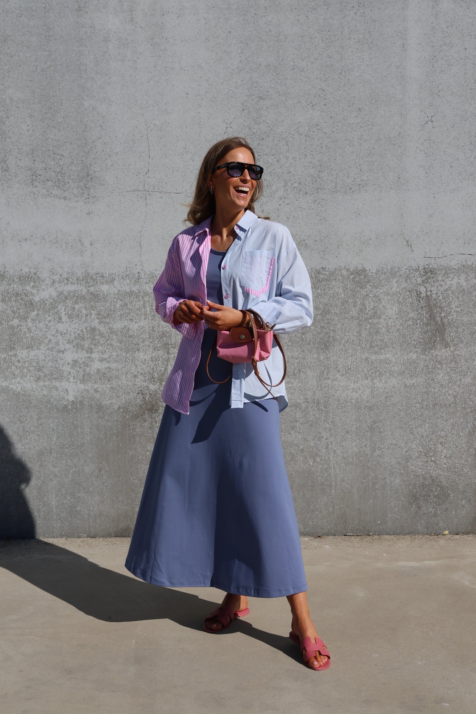 Musthave maxi jurk blauw