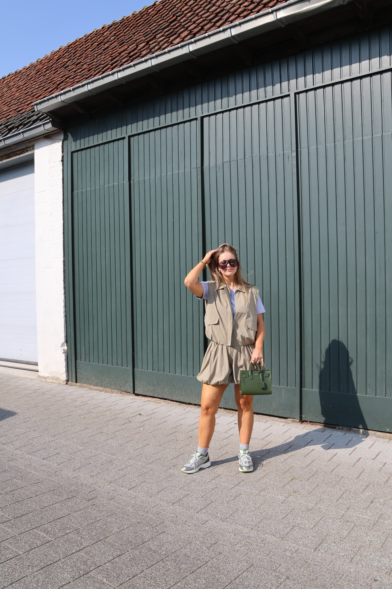 Ivy pofshortje kaki