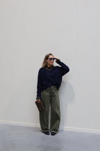 Farah balloon jeans kaki