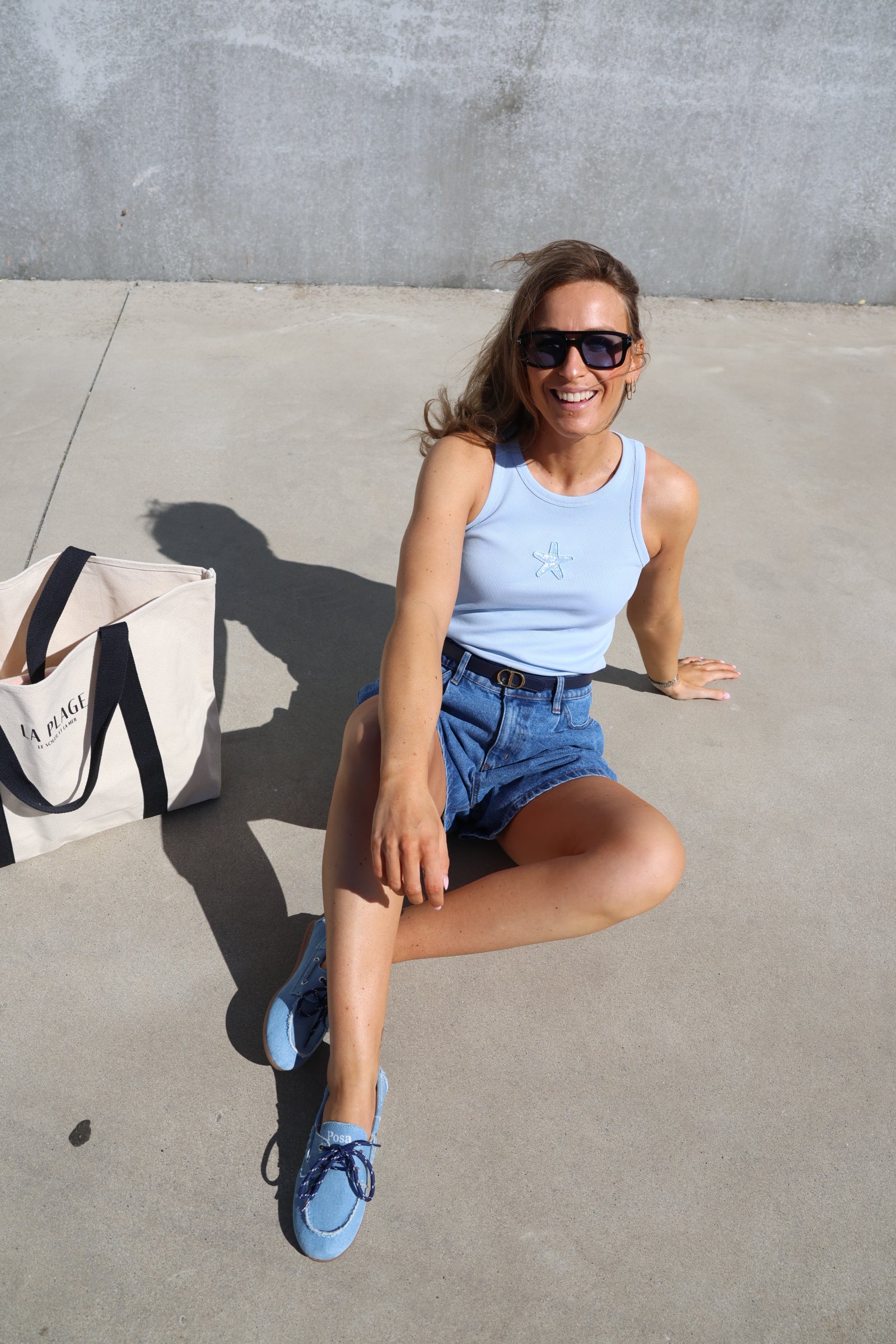 Daphne denim short