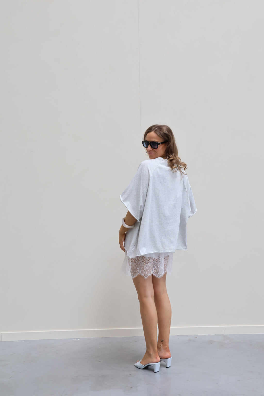 Anaïs lace short wit