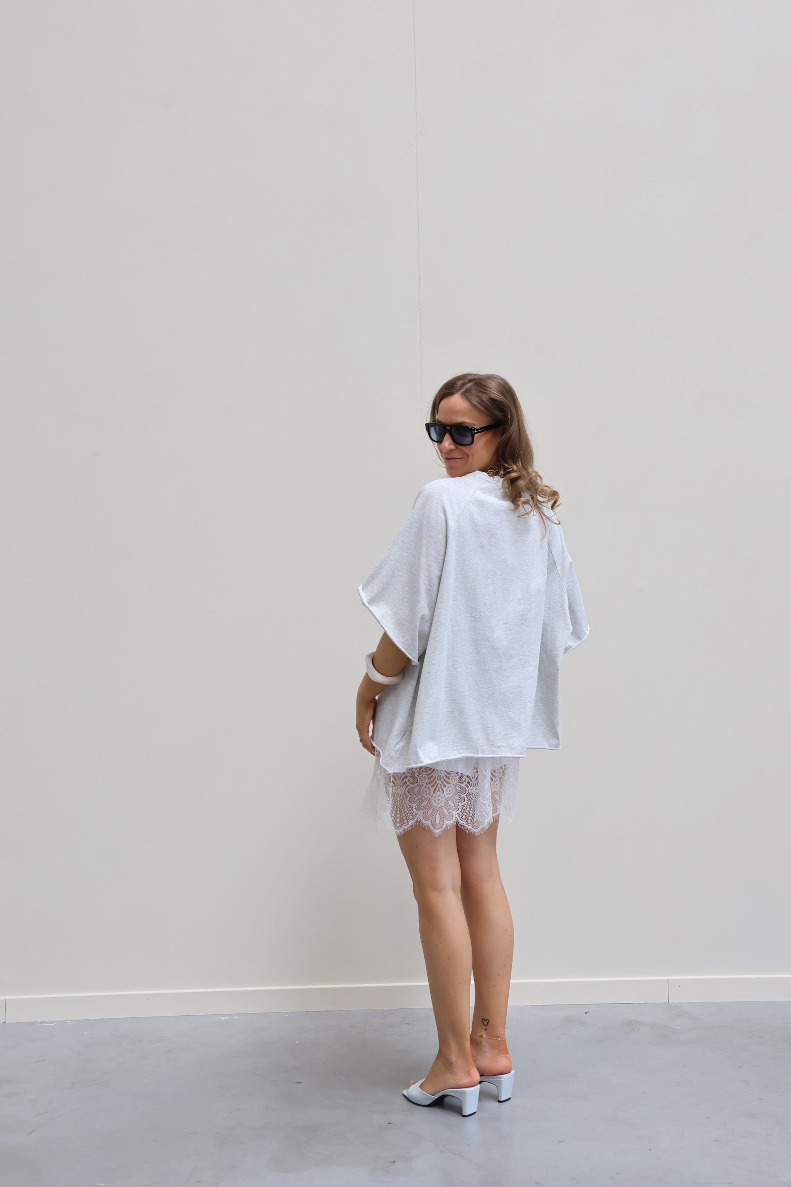 Anaïs lace short wit