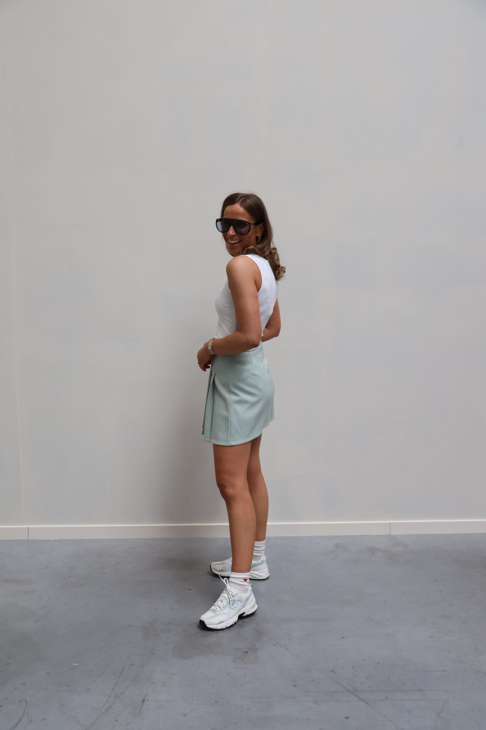 Elena rokje mintgroen