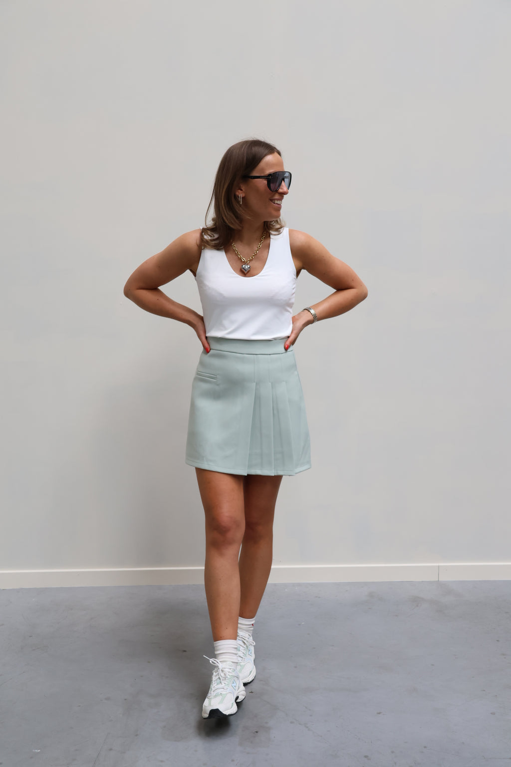 Elena rokje mintgroen