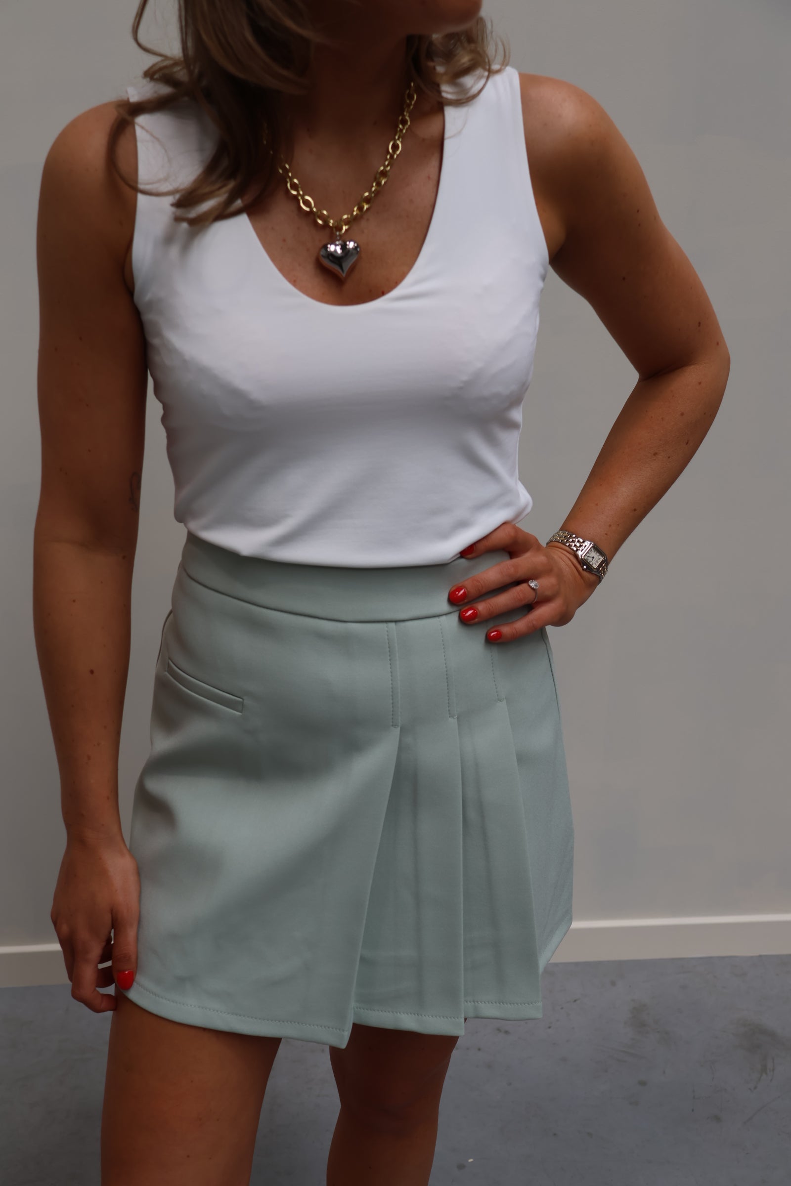 Elena rokje mintgroen