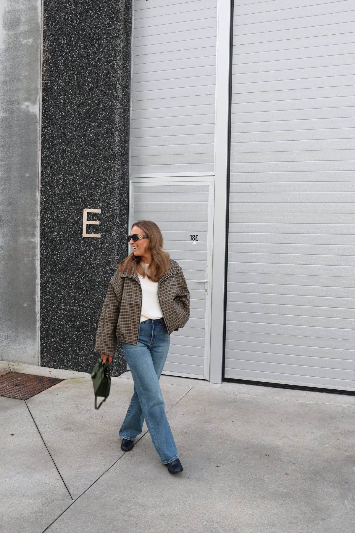 Boxy longsleeve crème