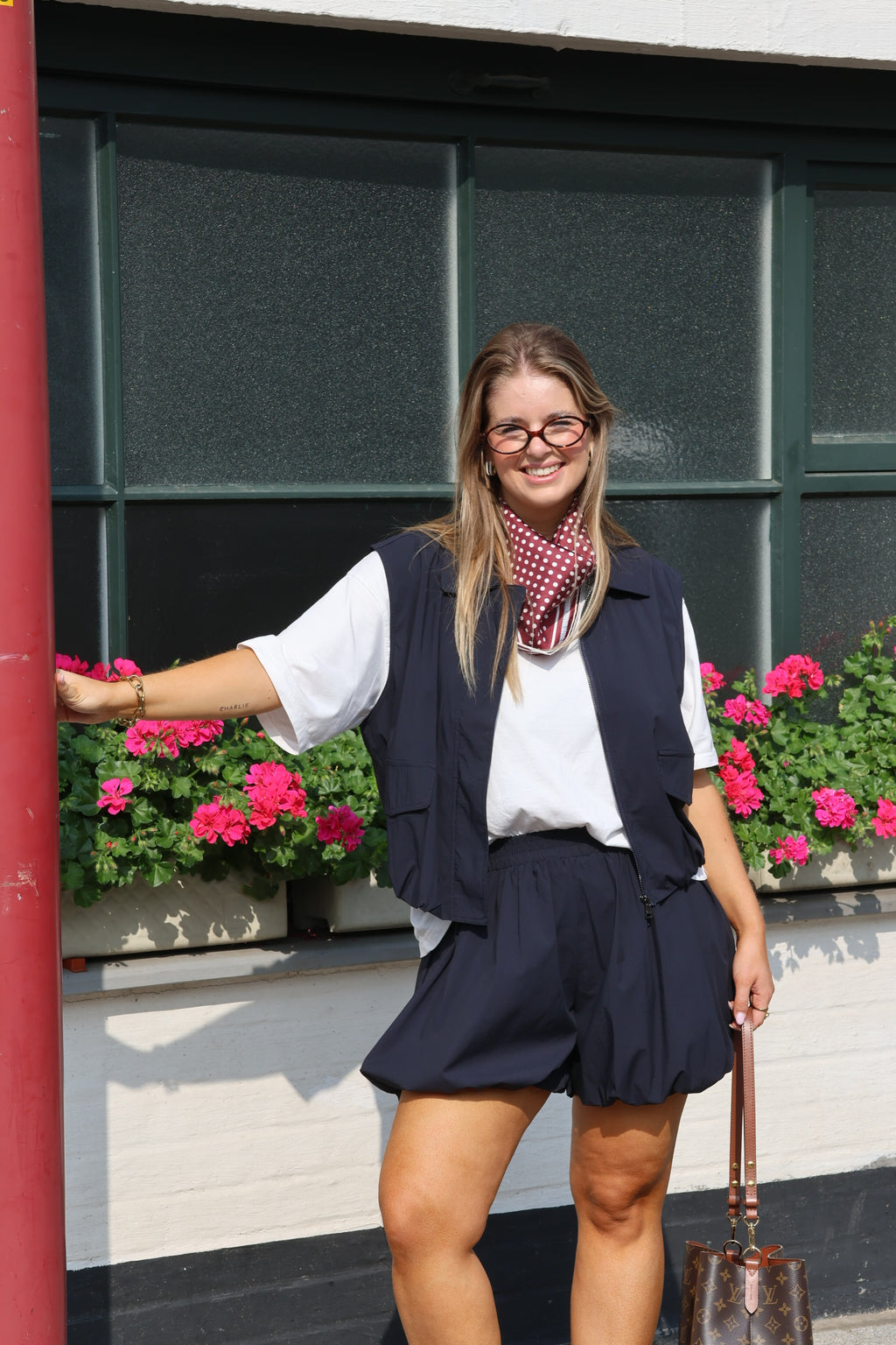 Ivy mouwloos vestje marine