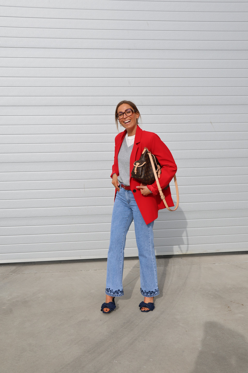 Annick blazer rood