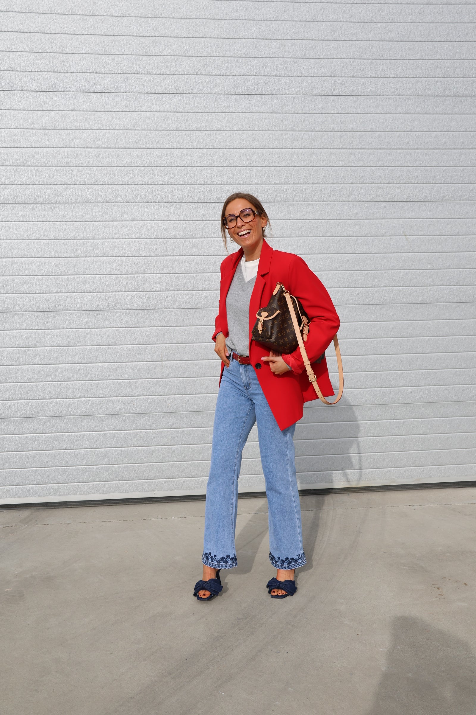 Annick blazer rood