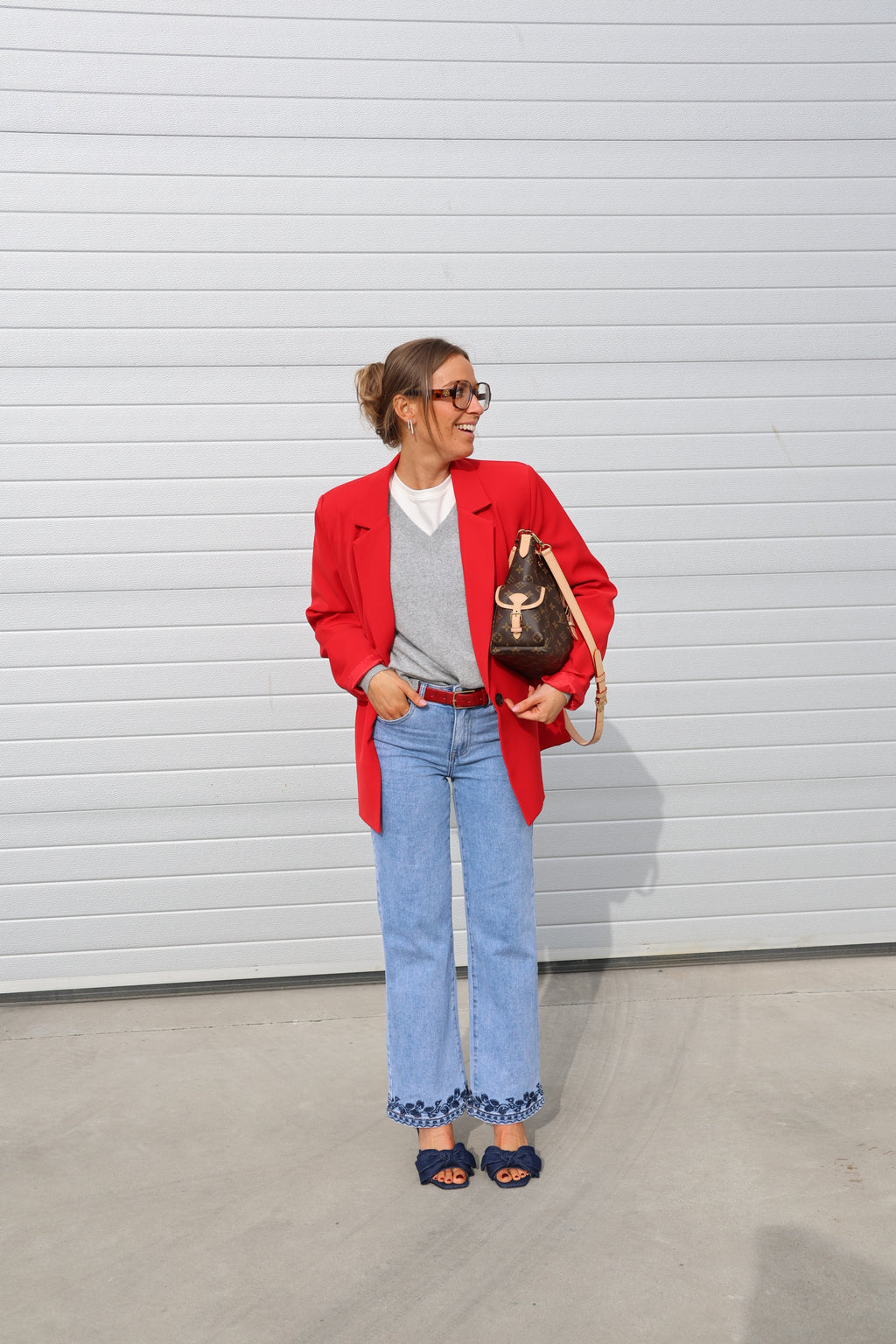 Annick blazer rood