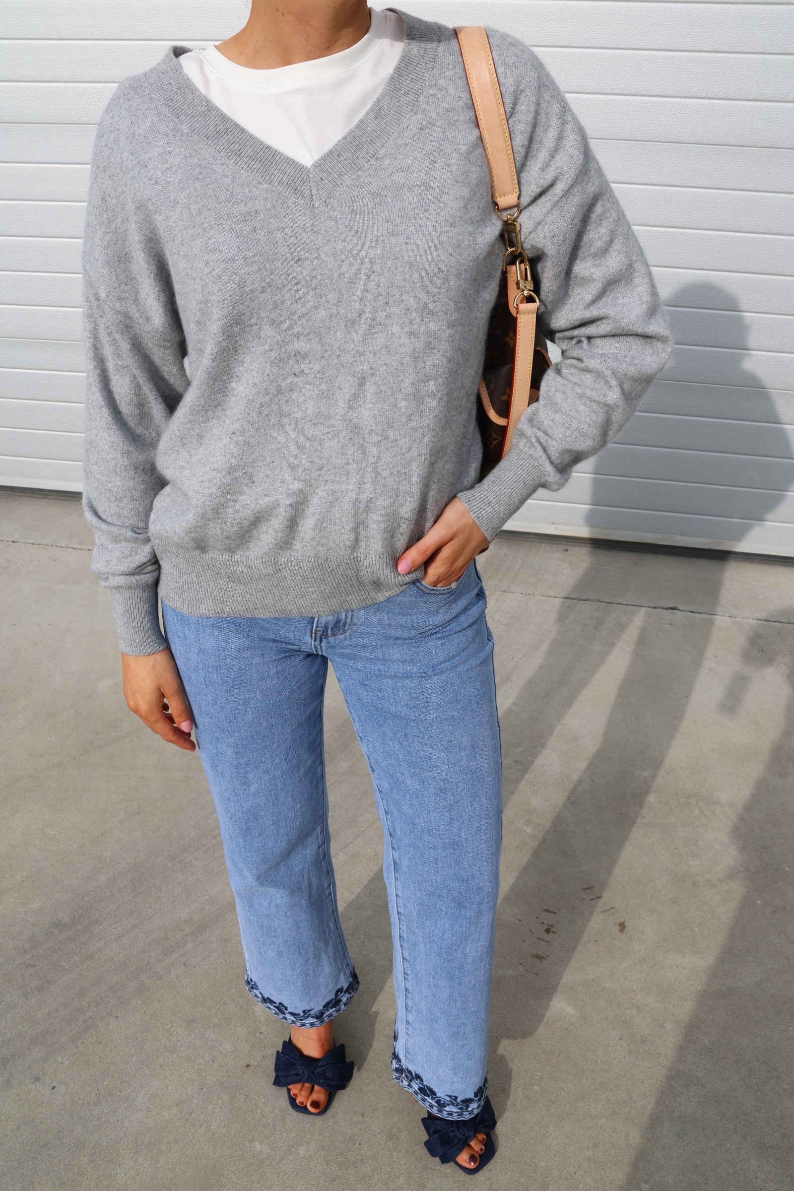 Nona flower detail jeans