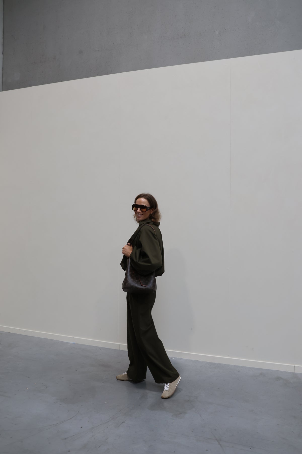 Veerle cropped jasje kaki