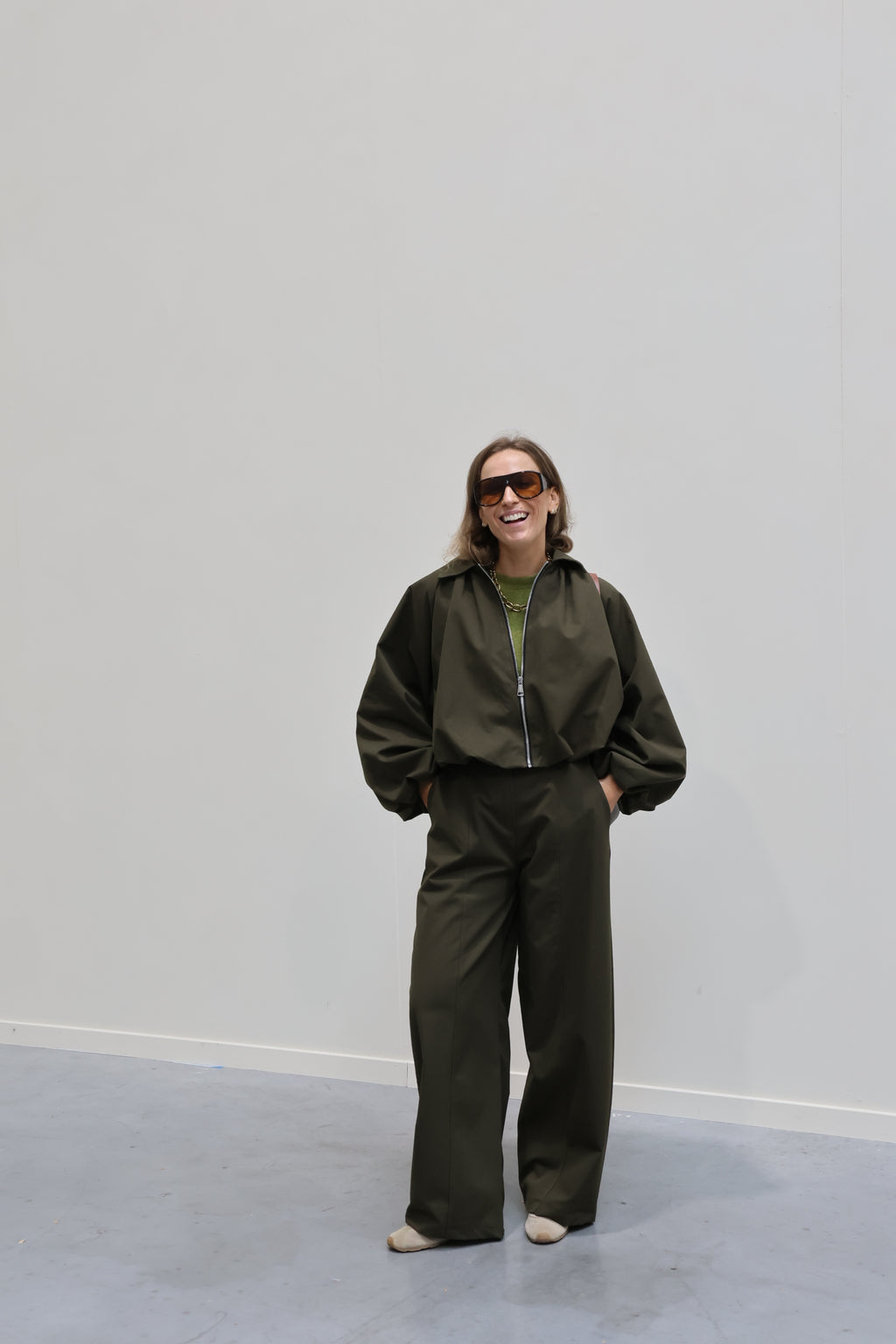 Veerle pantalon kaki
