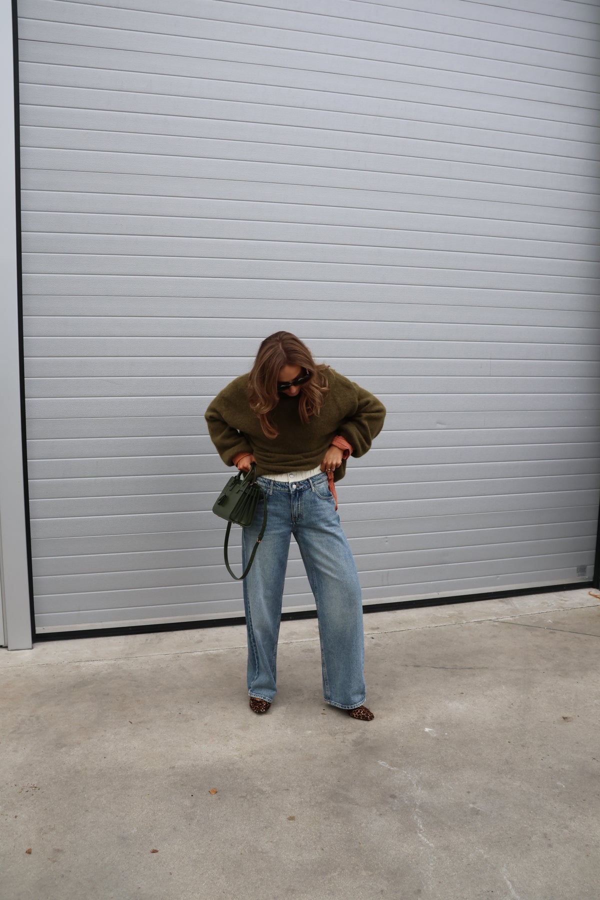 Freya light denim met dubbele knoopsluiting