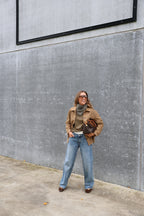 Bianca suède jasje camel