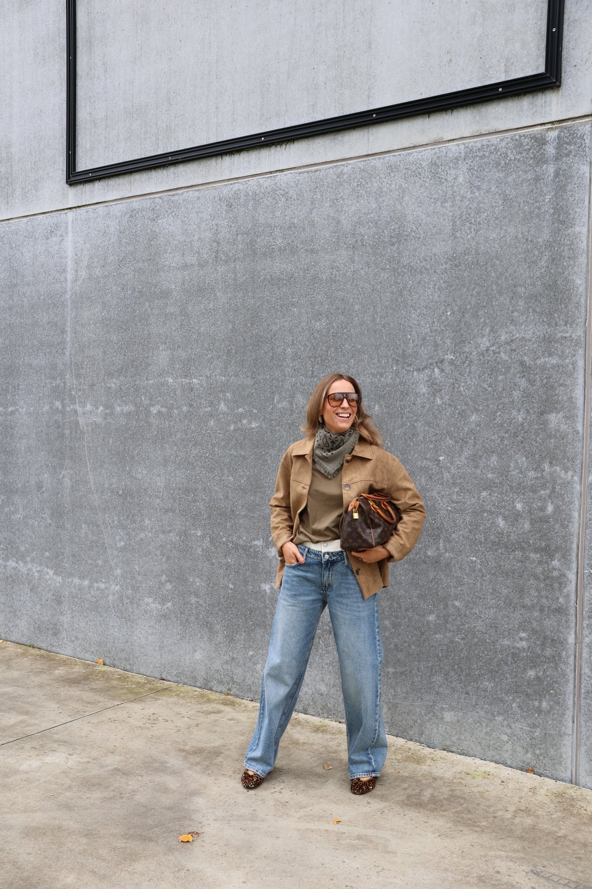 Bianca suède jasje camel