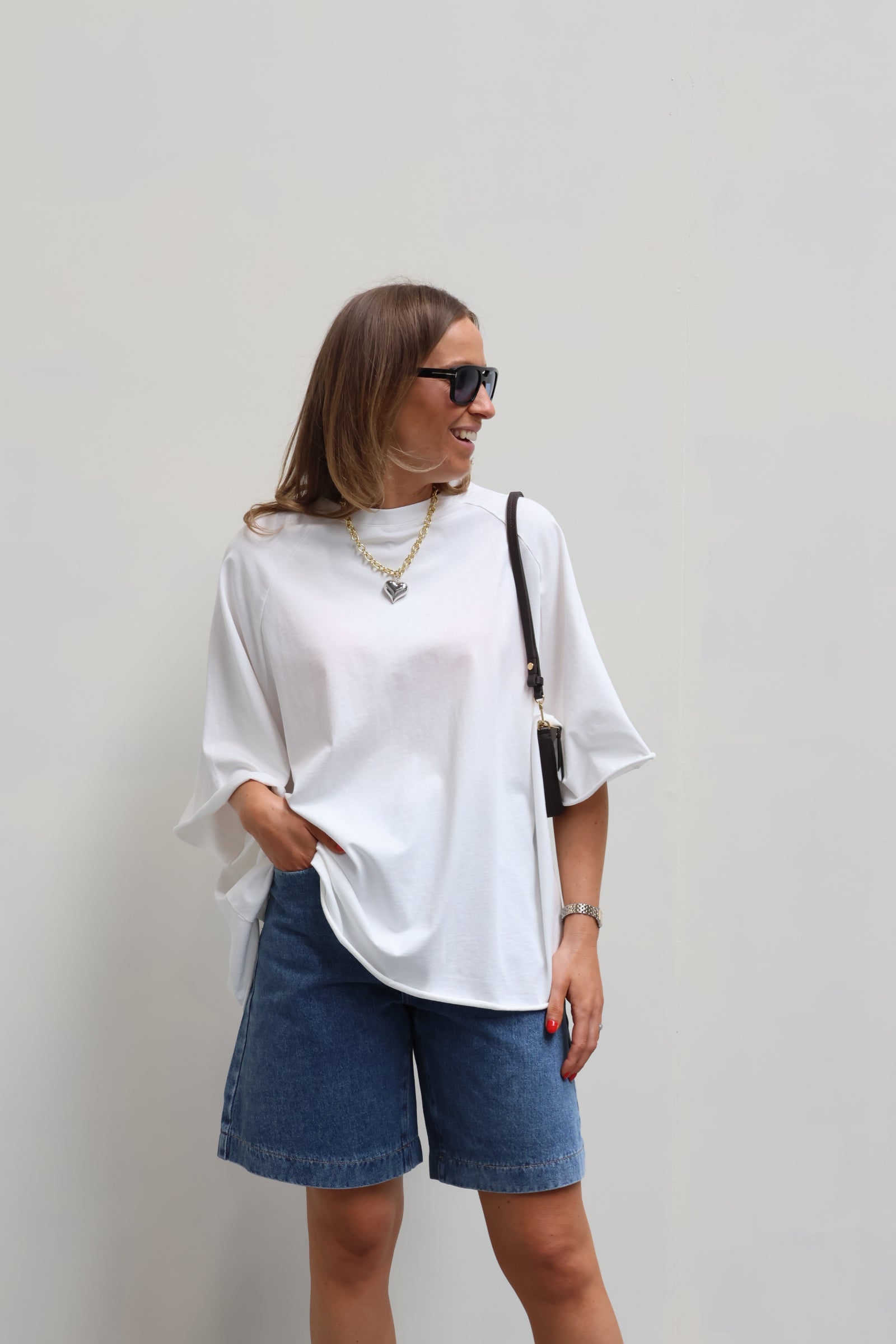 Gulia oversized T-shirt wit