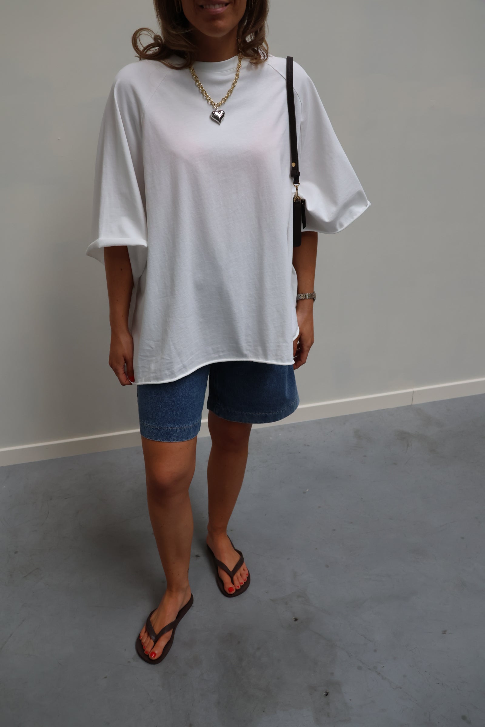 Gulia oversized T-shirt wit