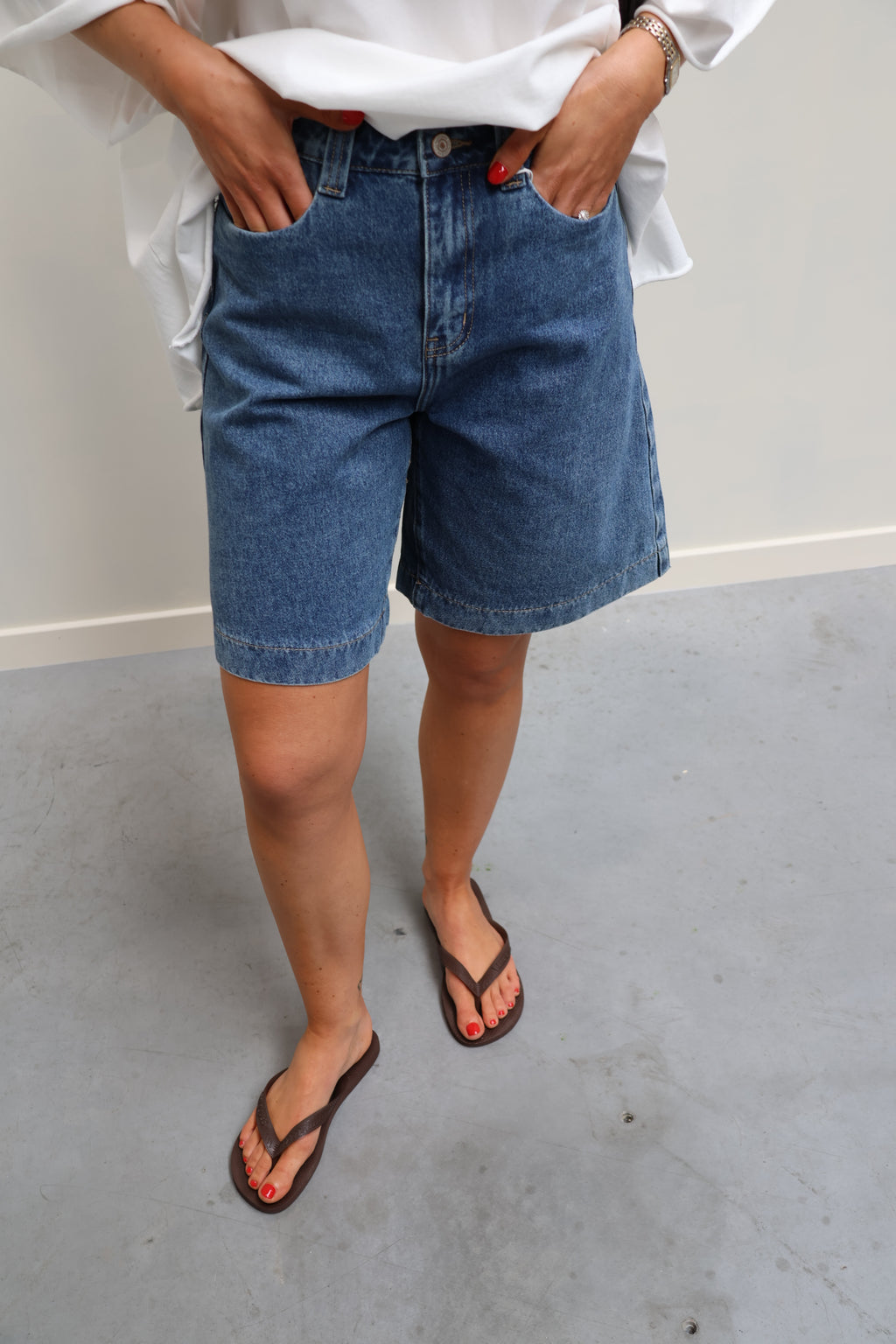 Cornelia bermuda denim blue