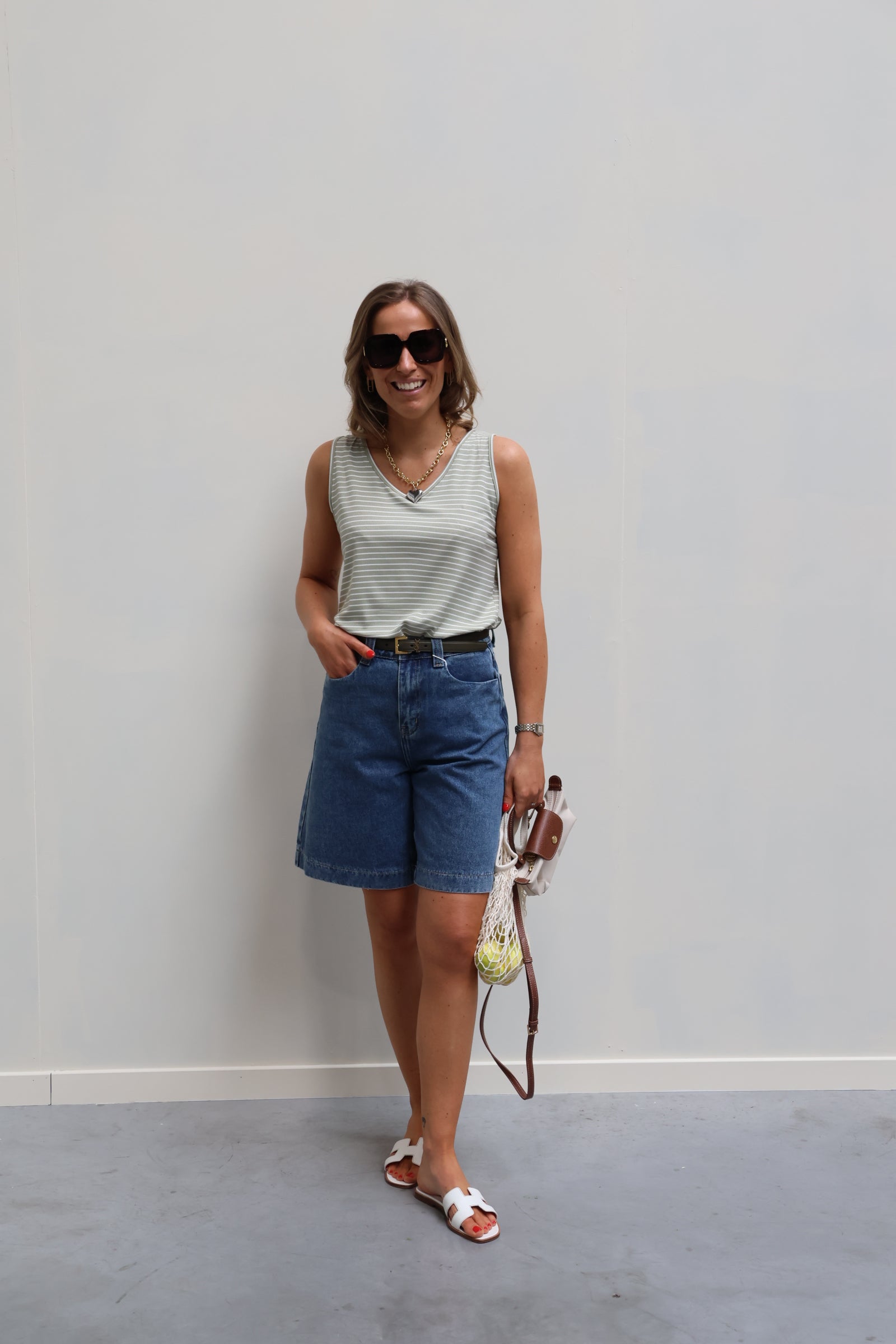 Cornelia bermuda denim blue