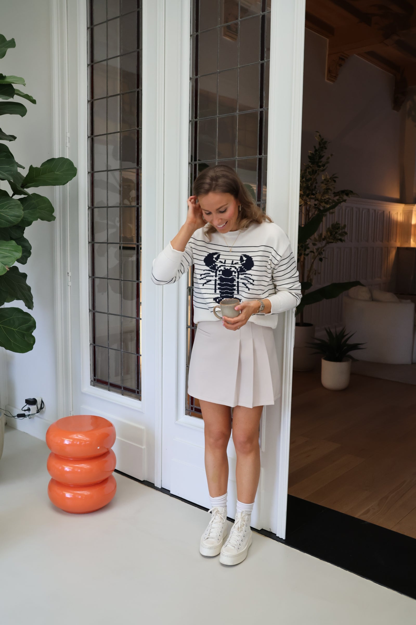 Lobster striped jumper