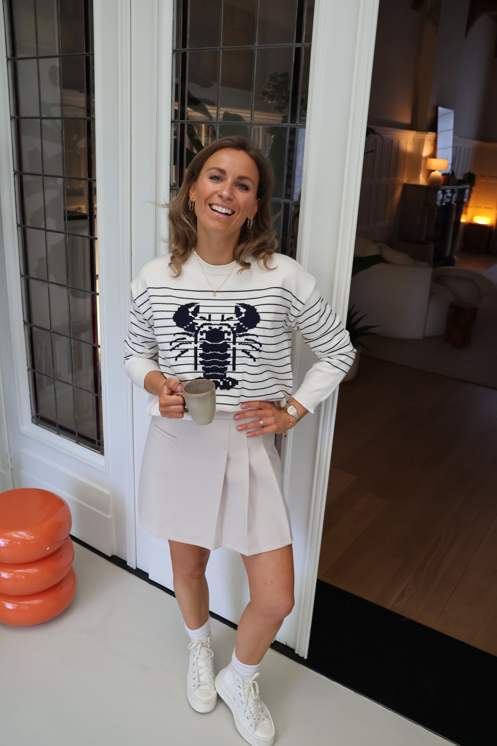 Lobster striped jumper