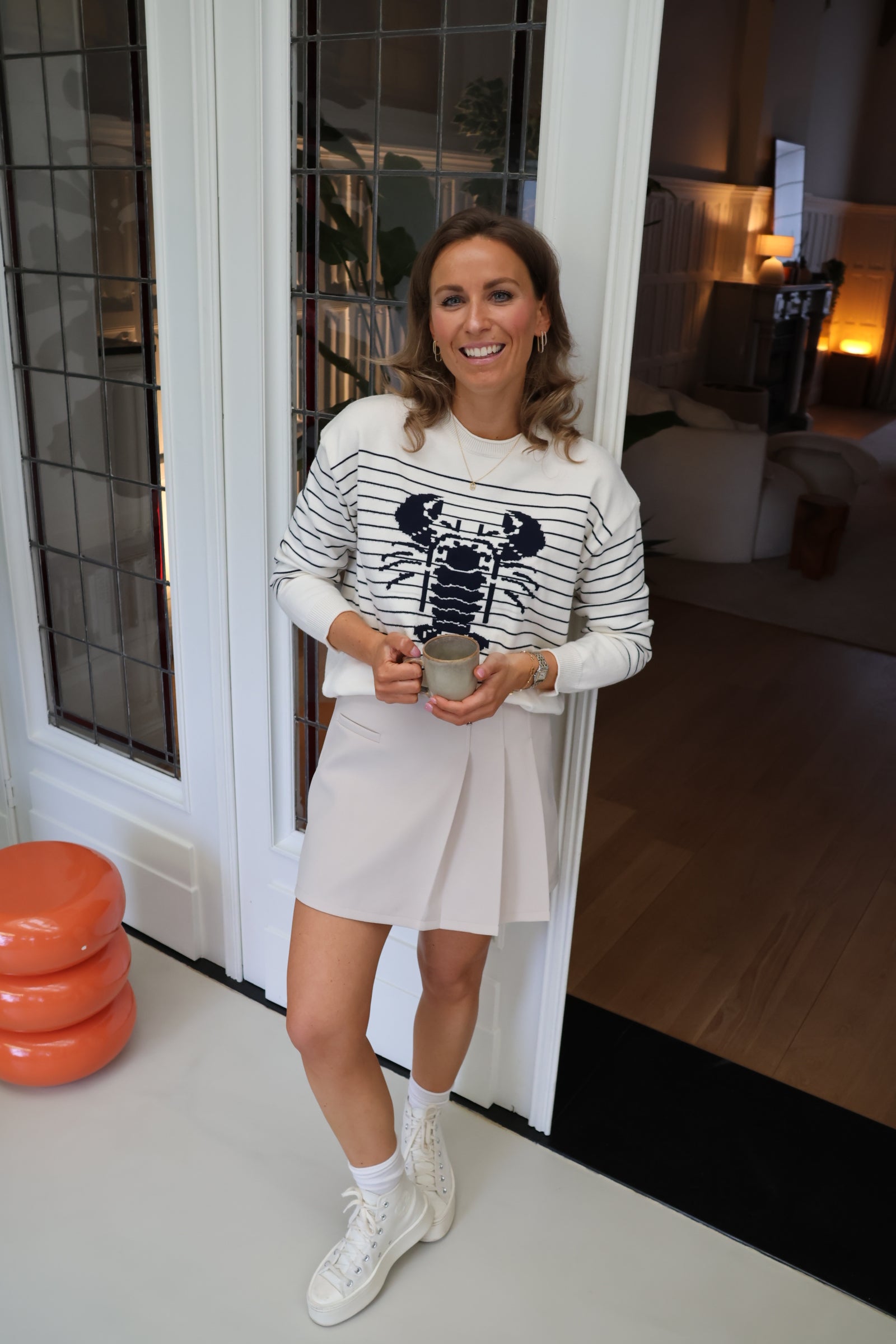 Lobster striped jumper