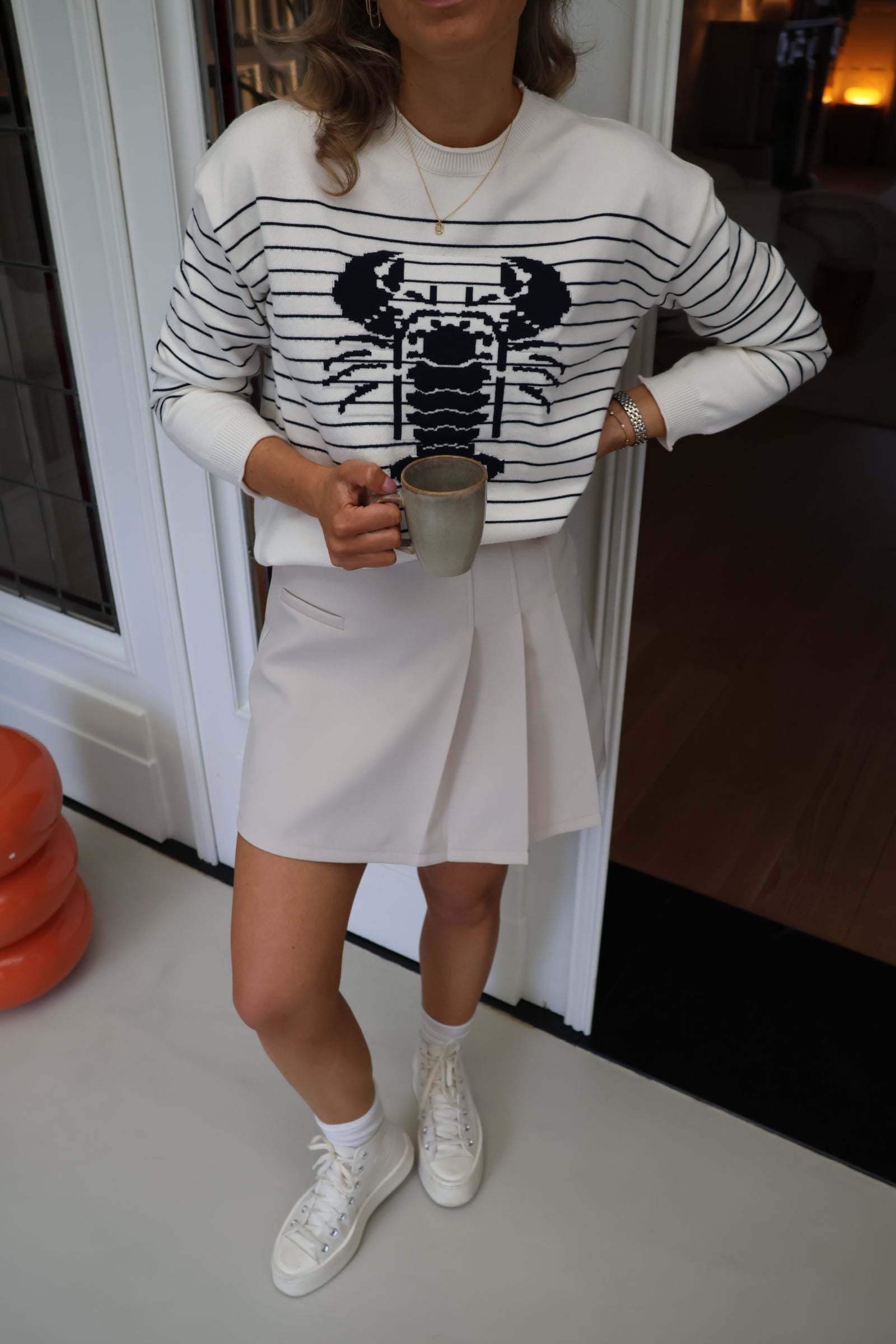 Lobster striped jumper