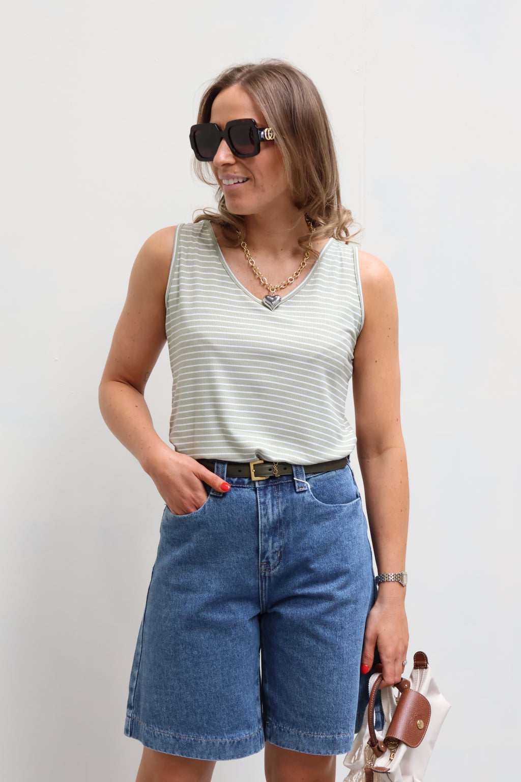 Cornelia bermuda denim blue