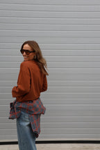 Boxy longsleeve roest